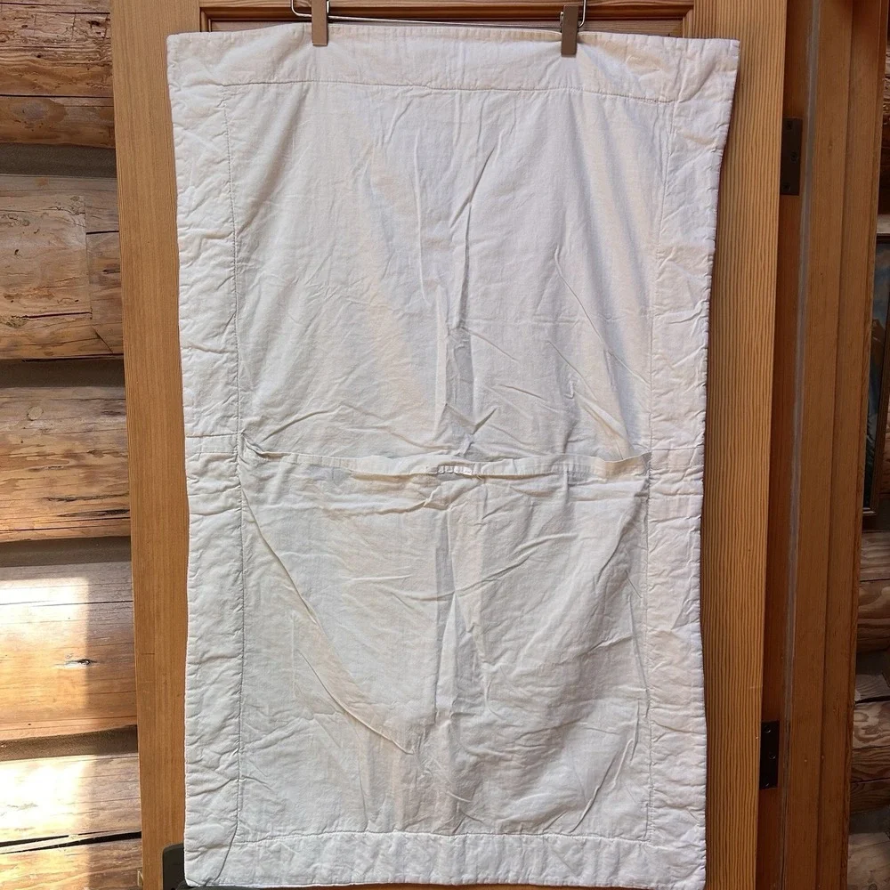VTG Embroidered Quilted Floral Pillow Sham Case Oversized Patchwork Cottagecore